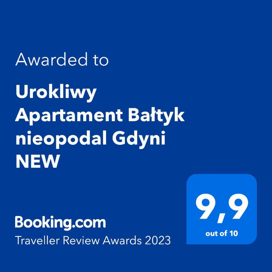 Appartement Urokliwy Apartament Baltyk Nieopodal Gdyni New à Pogorze Extérieur photo